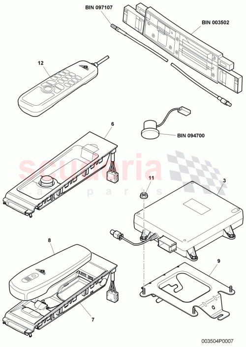Part Diagram for Bentley 3W7 035 385 BA