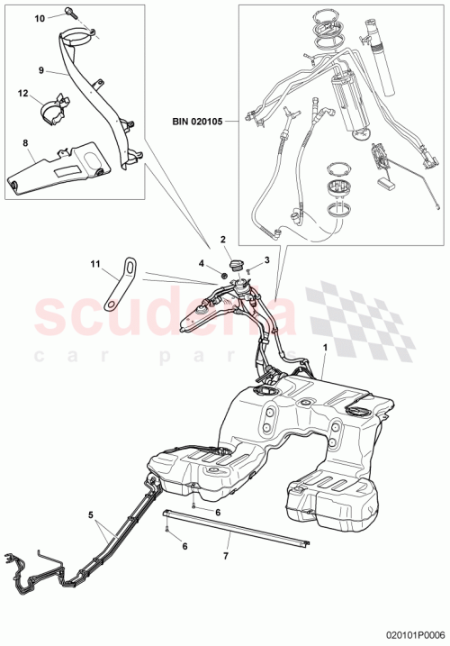 Part Diagram for Bentley 3W3201021AB