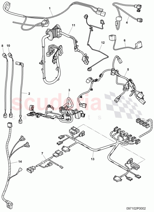 Part Diagram for Bentley 3W0971068