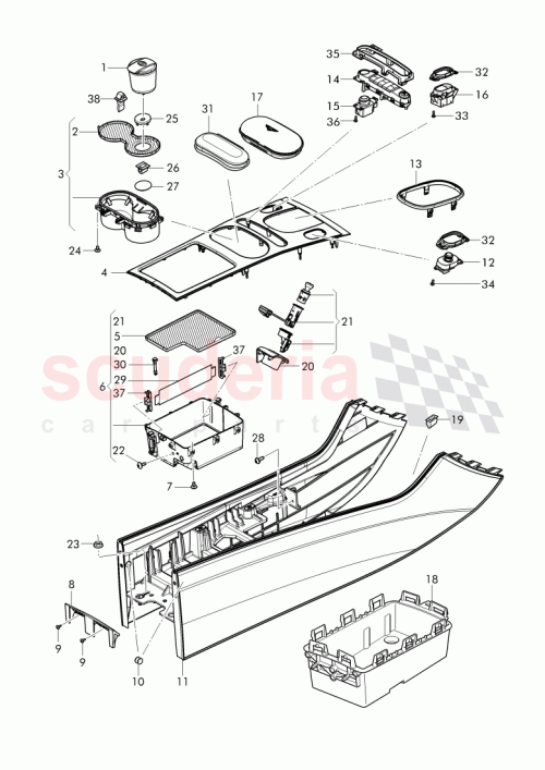 Part Diagram for Bentley 3W3 863 243 L