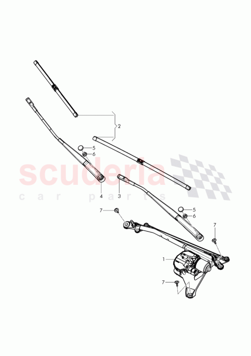 Part Diagram for Bentley 4M8955023A