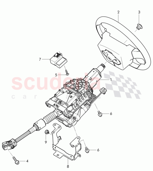 Part Diagram for Bentley 3W0419091M