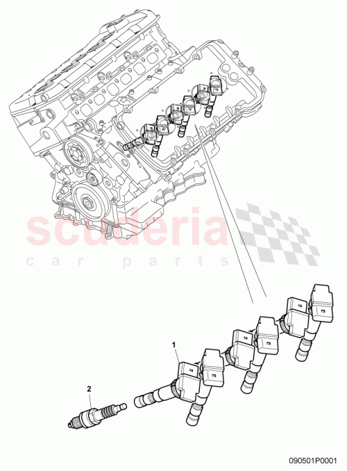 Part Diagram for Bentley 07C905600