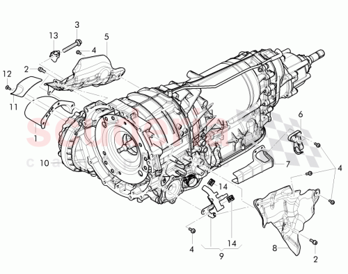 Part Diagram for Bentley 3W3 971 593