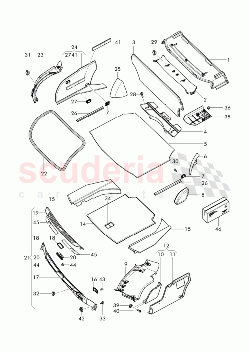 Part Diagram for Bentley 3Y0 867 360 J