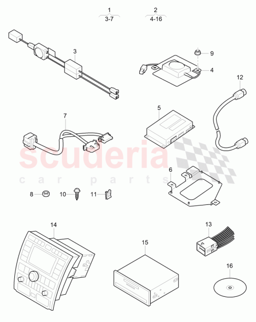 Part Diagram for Bentley 3W8 907 541 B