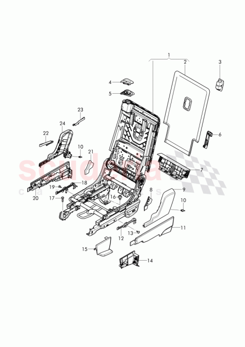 Part Diagram for Bentley 4M0 883 317 A