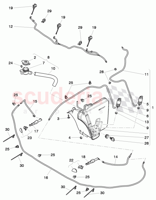 Part Diagram for Bentley 3Y0955964H