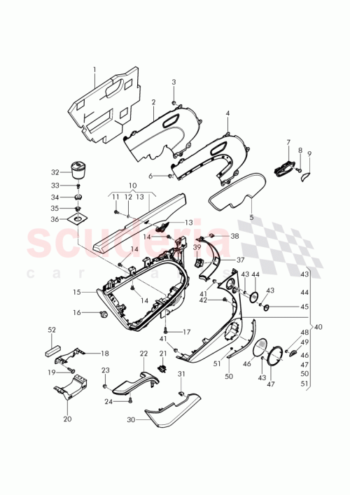 Part Diagram for Bentley 3Y5 867 311
