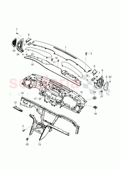 Part Diagram for Bentley 3Y0 815 681