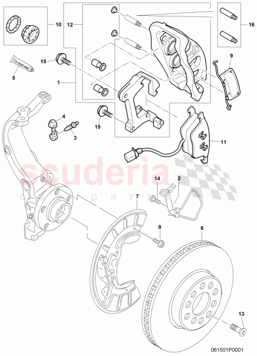 Part Diagram for Bentley 3D0 615 312 C