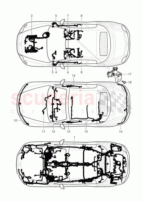 Part Diagram for Bentley 3W7 971 022 AQ