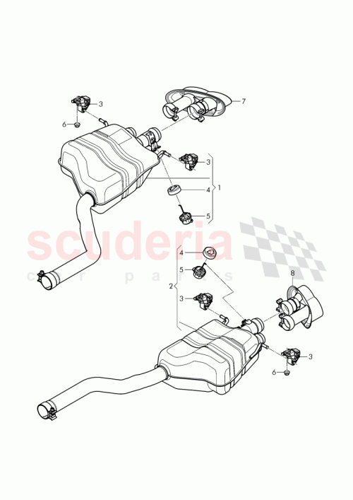 Part Diagram for Bentley 4W0 253 609 E
