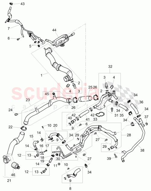 Part Diagram for Bentley 3W0 122 051 F