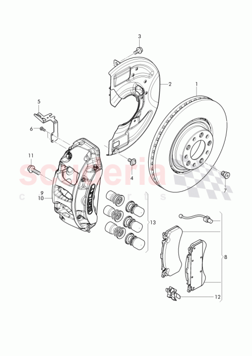 Part Diagram for Bentley N91028202