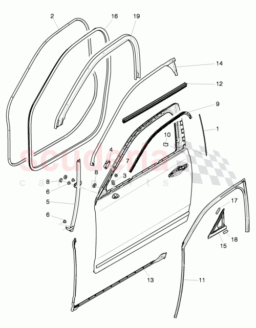 Part Diagram for Bentley 3Y5837701