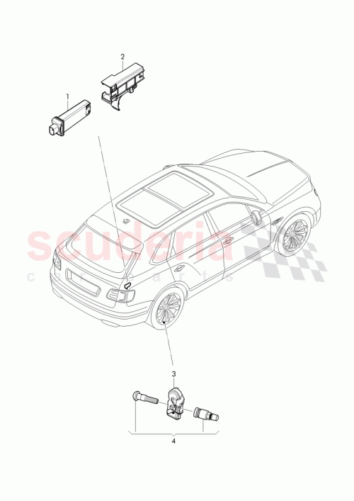 Part Diagram for Bentley 36A 907 273
