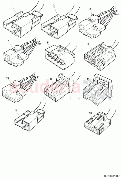Part Diagram for Bentley 6Q0972705