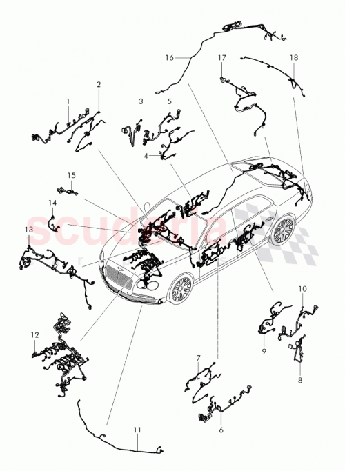 Part Diagram for Bentley 4W1 971 051 F