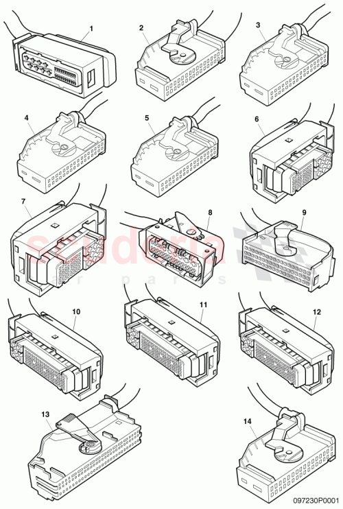 Part Diagram for Bentley 1J0972977