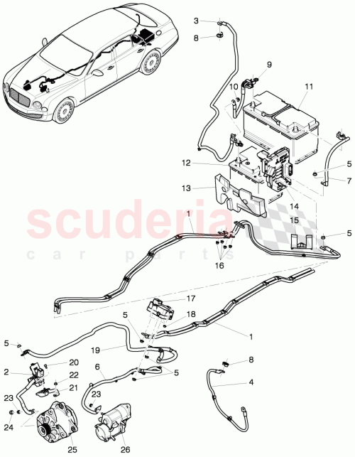 Part Diagram for Bentley 07V 972 386 B