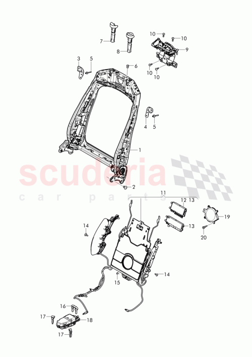 Part Diagram for Bentley 4M0 881 073 A
