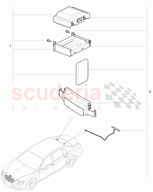Part Diagram for Bentley JNV 907 722 Q