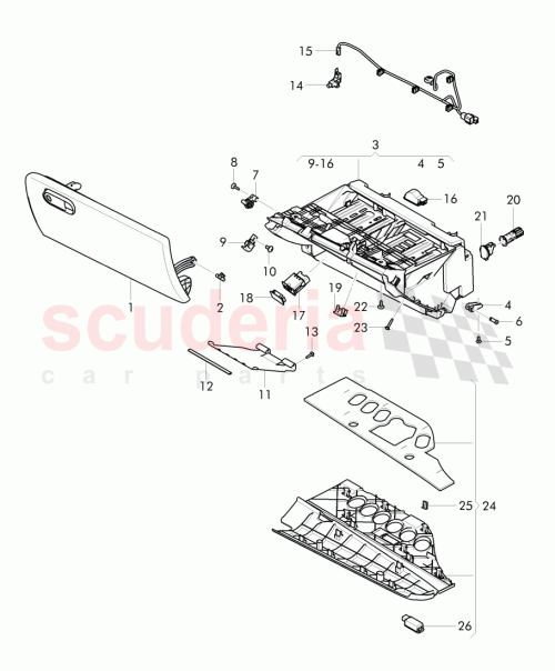 Part Diagram for Bentley 4W1 858 501