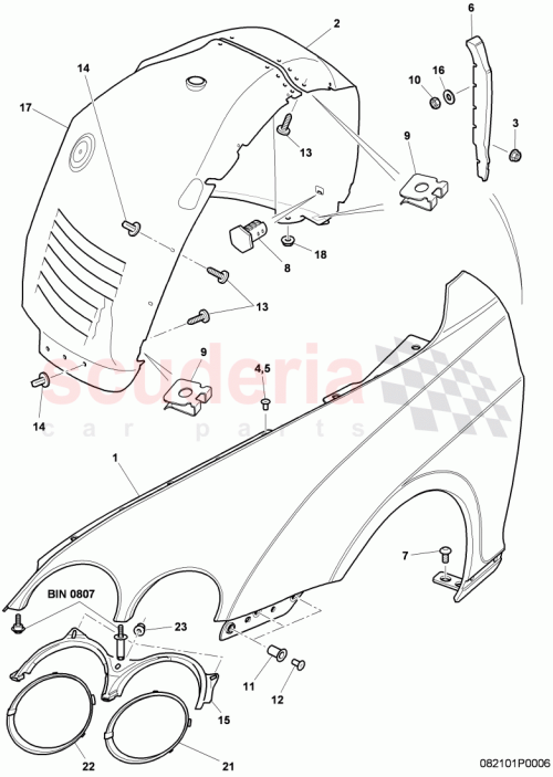 Part Diagram for Bentley 3W0 825 513