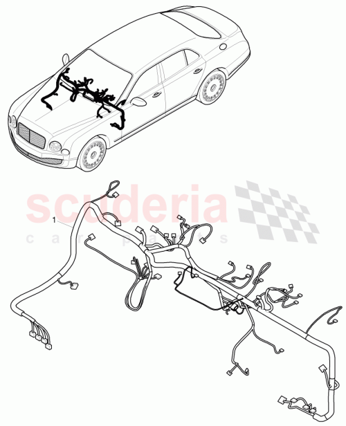 Part Diagram for Bentley 3Y2 971 051 AC