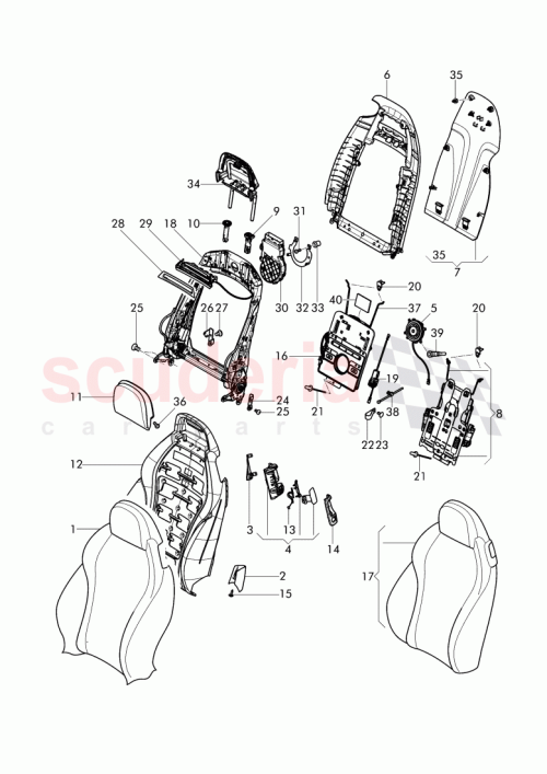 Part Diagram for Bentley 3W7 881 805 G