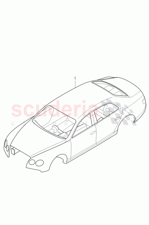 Part Diagram for Bentley 4W0 800 401