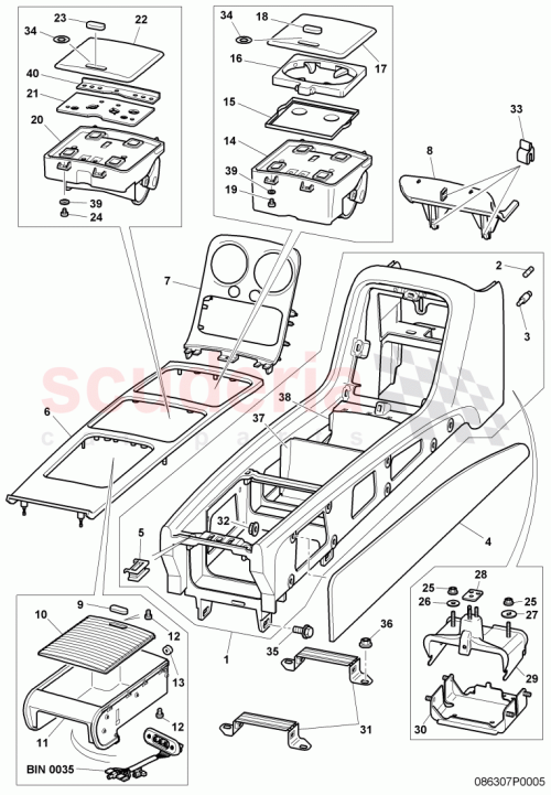 Part Diagram for Bentley 3W5857532