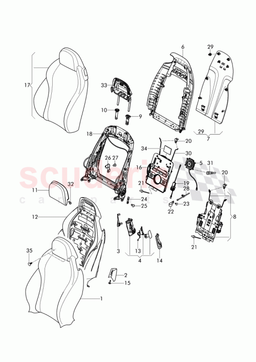Part Diagram for Bentley 3W3 881 805 T