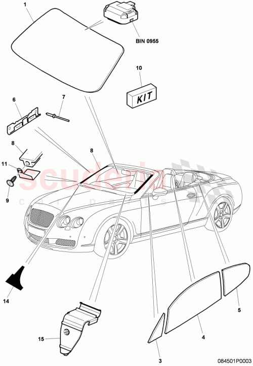 Part Diagram for Bentley 3D0971862