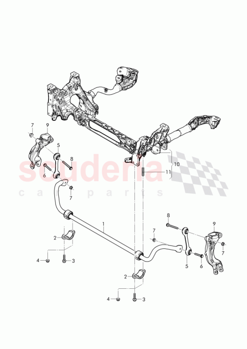 Part Diagram for Bentley WHT 007 061