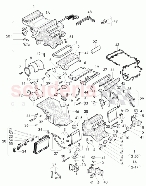 Part Diagram for Bentley 3W1 816 003 A