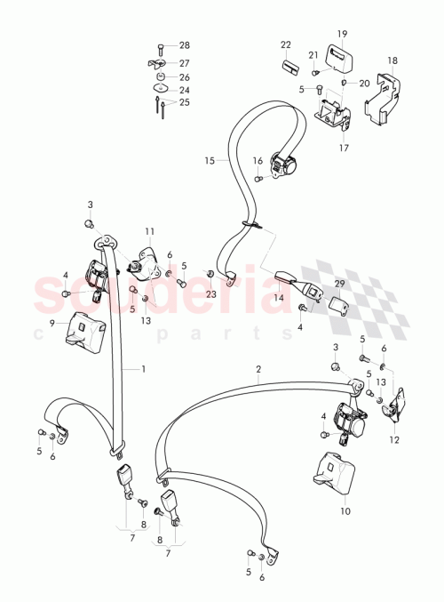 Part Diagram for Bentley 3W5 883 965 C