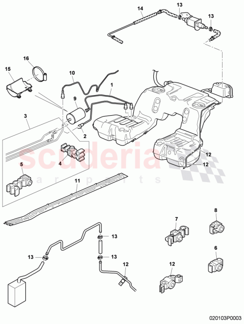 Part Diagram for Bentley 3Y0201511