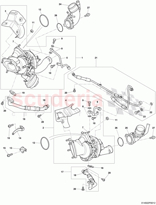 Part Diagram for Bentley 07C 145 061 AL