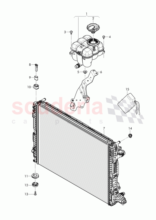 Part Diagram for Bentley 4G0 121 585 A