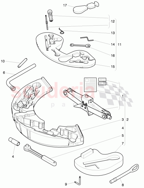 Part Diagram for Bentley 6X0 012 243