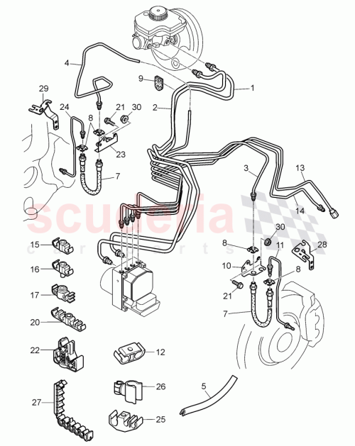 Part Diagram for Bentley 3W5 615 133 C