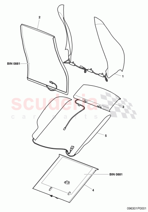 Part Diagram for Bentley 3W0963555K