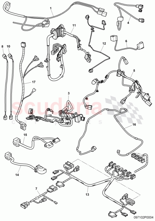 Part Diagram for Bentley 3W0971318