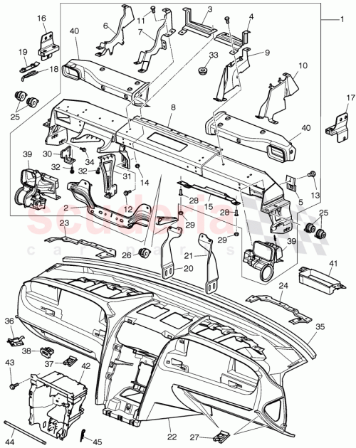 Part Diagram for Bentley 3W0863841