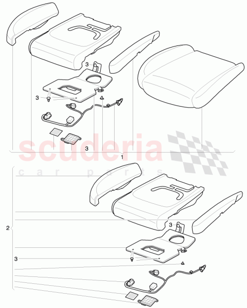 Part Diagram for Bentley 3W8 860 389 C