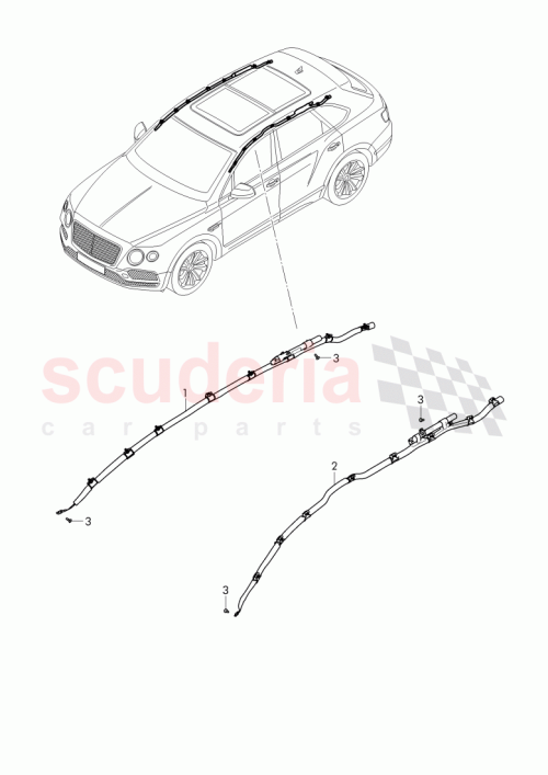Part Diagram for Bentley 36A880741E