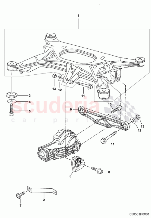 Part Diagram for Bentley 3D0 599 125 D