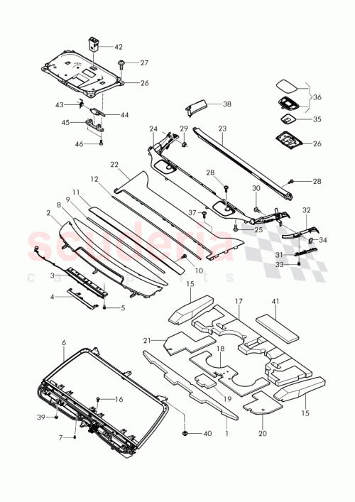 Part Diagram for Bentley 3Y5 863 287 B